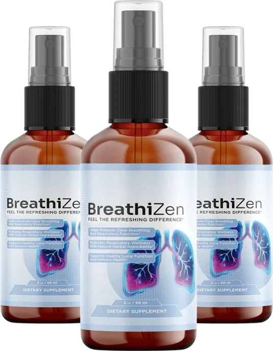 BreathiZen 3-Bottle Kit — 90-Day Herbal Respiratory Spray